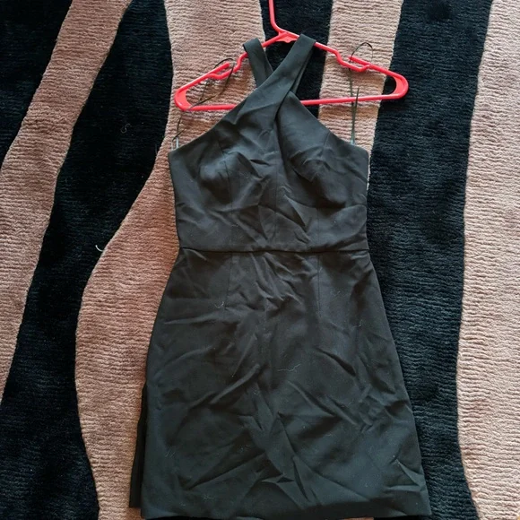 show me your mumu hallie halter dress Jasmine Halter Maxi Dress ~ Champagne Luxe Satin L main image 1
